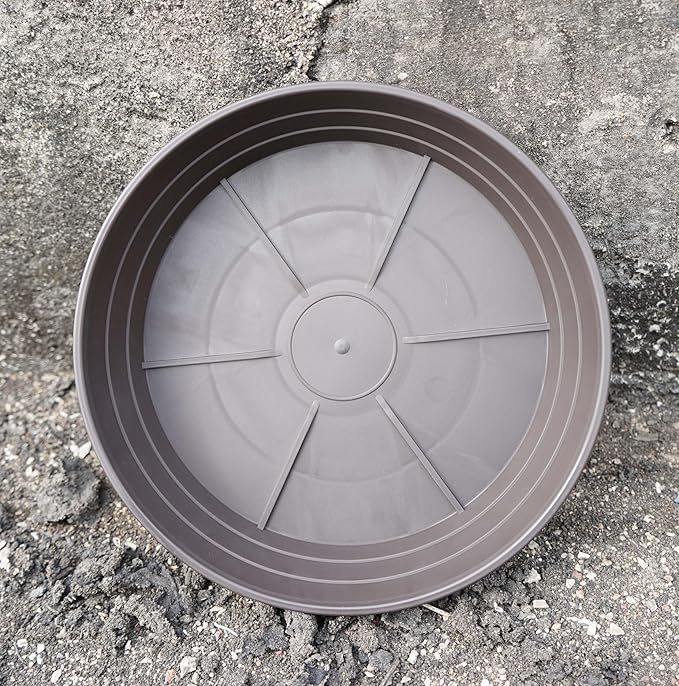 LWALRS Plant Saucer 14 Inch 4 Pack 6 8 10 12 14 16 18 20 25, Plastic Plant Trays - Image 4
