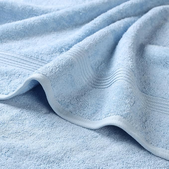 Superior Egyptian Cotton 12-Piece Towel Set, Guest Bath Decor Essentials - Image 3
