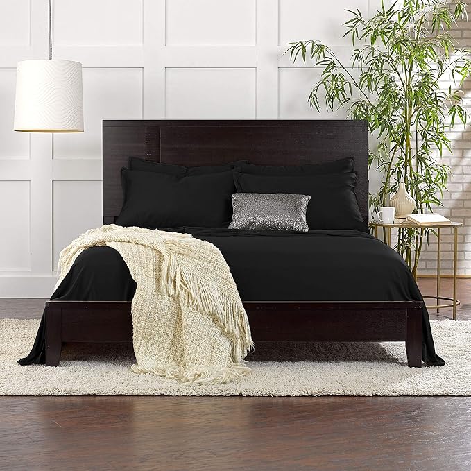 Pure Bamboo King Sheets, Genuine 100% Organic Viscose Derived from Bamboo Bed - Image 7
