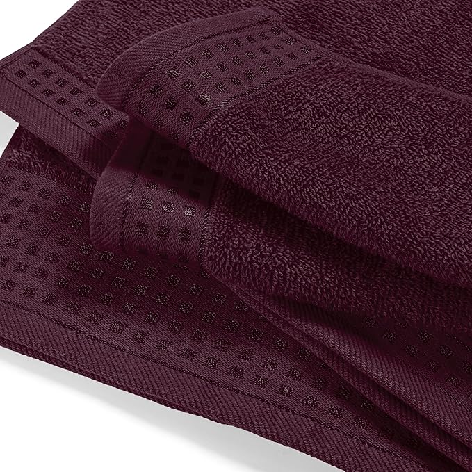 GLAMBURG Ultra Soft 3 Pack Cotton Towel Set, Contains a Bath Towel 28x55 inch - Image 2