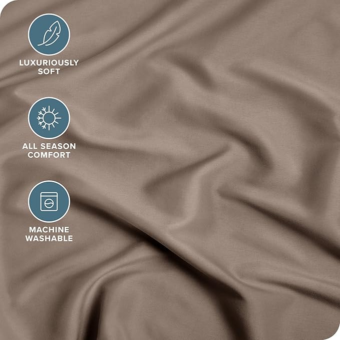 Bare Home Fitted Bottom Sheet King Size - Image 2