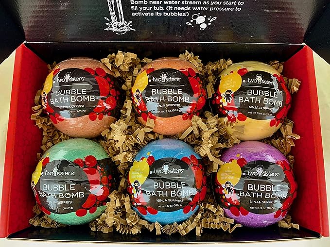 Ninja Kids Bath Bombs with Surprise Toy Inside - Image 7