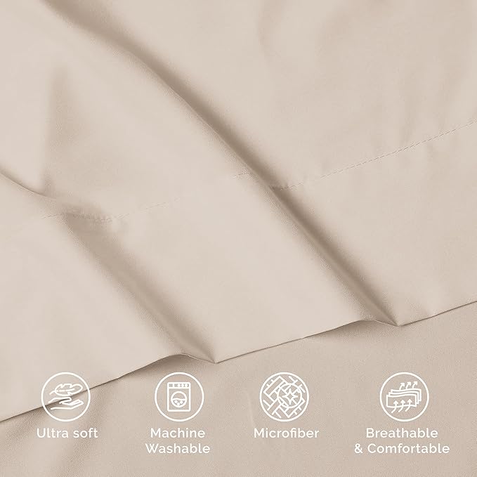 Luxury Flat Sheet on Amazon Elegant Comfort Wrinkle-Free 1500 Premier Hotel - Image 8