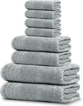 Tens Towels Pack of 8 Towels Set, 2 Extra Large Bath, 2 Hand, 4 Washcloths by TensTowels