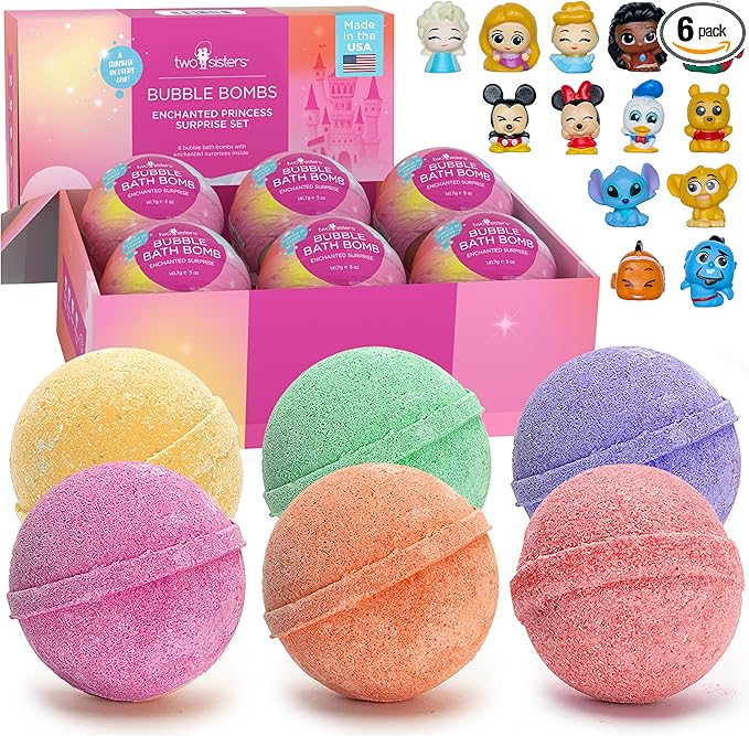 Princess Bath Bombs for Girls by TwoSisters