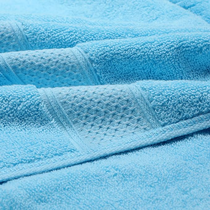 Cotton Bath Towels Set, 2-Piece Set Super Absorbent Quick Drying, Suitable - Image 7