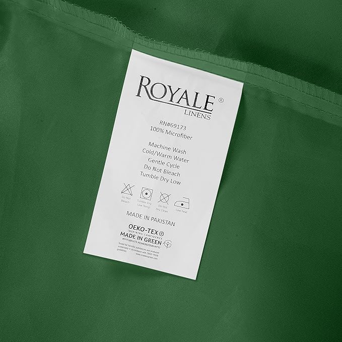 Royale Linens 2 Pack Bulk Flat Sheet Set - Image 9