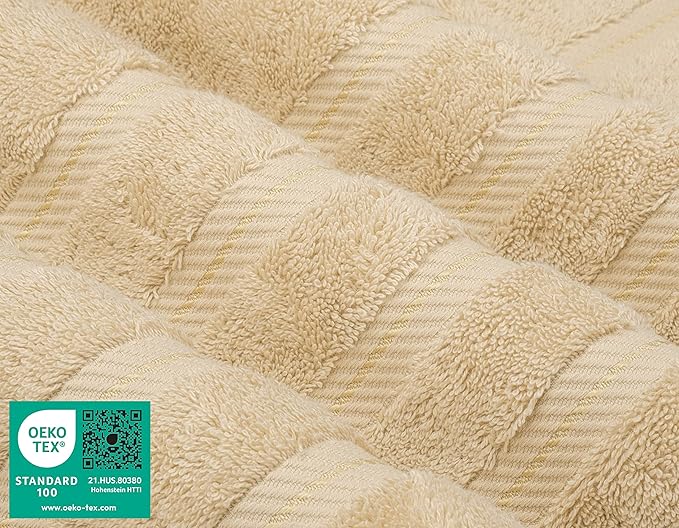 American Soft Linen Premium 3 Piece Towel Set, 1 Bath Towel 1 Hand Towel 1 - Image 3
