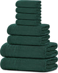 Tens Towels Pack of 8 Towels Set, 2 Extra Large Bath, 2 Hand, 4 Washcloths by TensTowels
