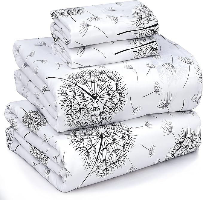 RUVANTI 100% Cotton Sheets – Queen Size Percale Bedding, Cooling & Breathable by Ruvanti