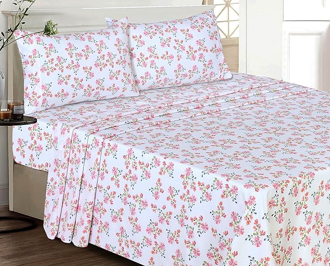 RUVANTI 100% Cotton Sheets – Full Size Percale Bedding, Cooling & Breathable - Image 8