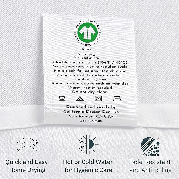 California Design Den Queen Size Fitted Sheet Only - Image 8