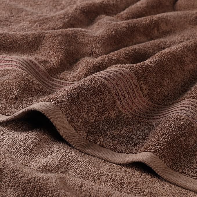 Superior Egyptian Cotton 2-Piece Bath Sheet Towel Set, Oversized Body Towels - Image 3