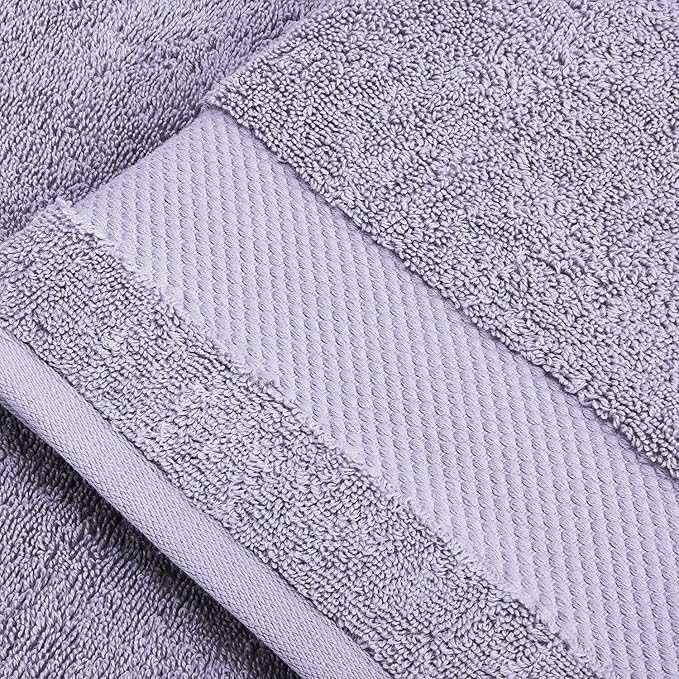 BIOWEAVES 100% Organic Cotton Bath Sheet Set of 2 | Soft Oversized Bath Towels - Image 5