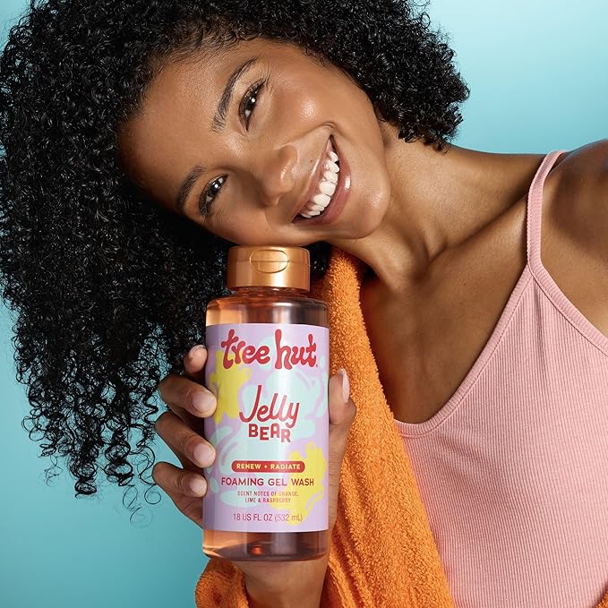 Tree Hut Jelly Bear Foaming Gel Body Wash, Hydrating & Moisturizing Shower Gel - Image 3