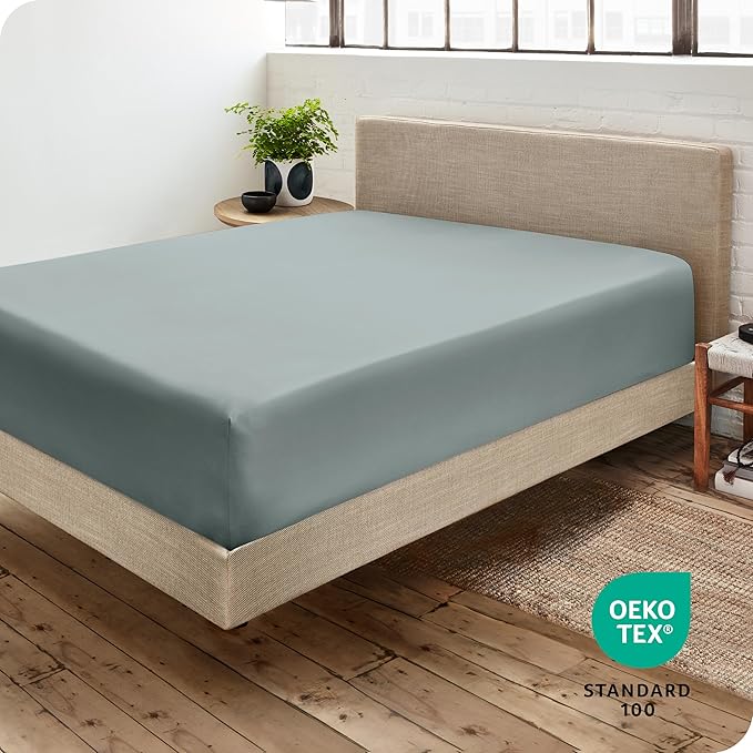 Bare Home Fitted Bottom Sheet Twin Extra Long Size - Image 4