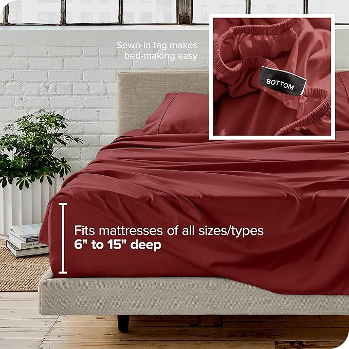Bare Home California King Sheet Set - Image 5