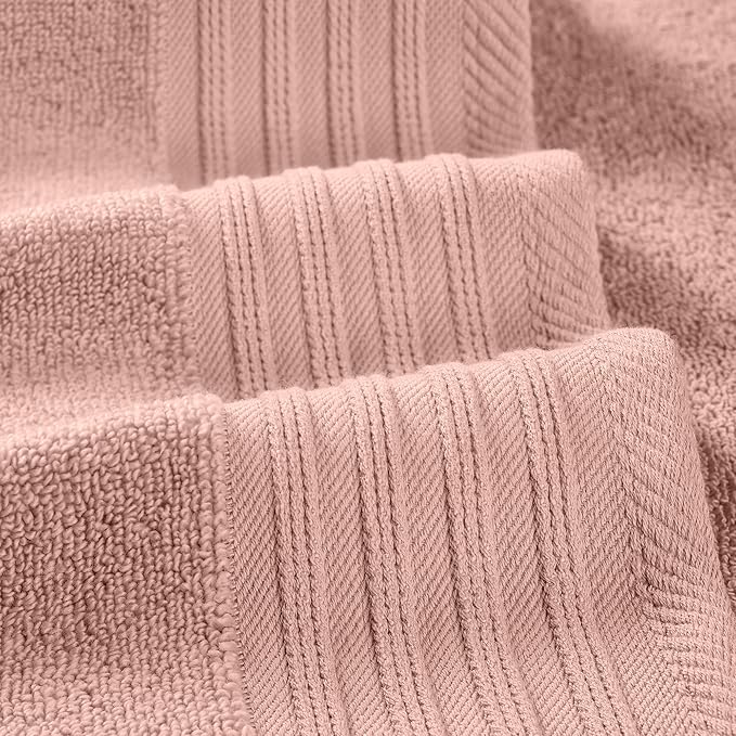 Modern Threads 6 Piece Cotton Bath Towel Set – Ultra Soft 550 GSM Towels – - Image 3