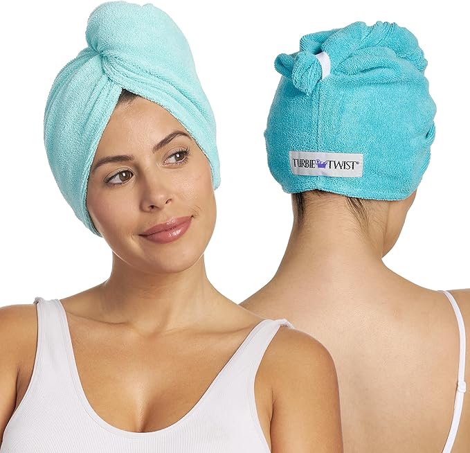 Turbie Twist 2-Pack Microfiber Hair Towel - Image 2
