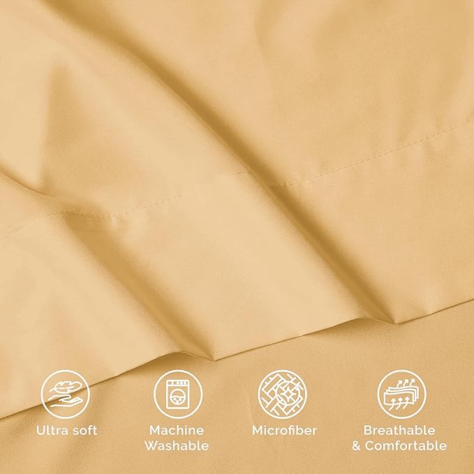 Luxury Flat Sheet on Amazon Elegant Comfort Wrinkle-Free 1500 Premier Hotel - Image 7