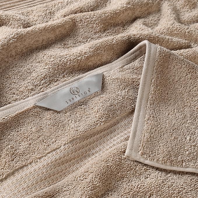 Superior Egyptian Cotton 9-Piece Towel Set, Guest Bath Decor Essentials - Image 5
