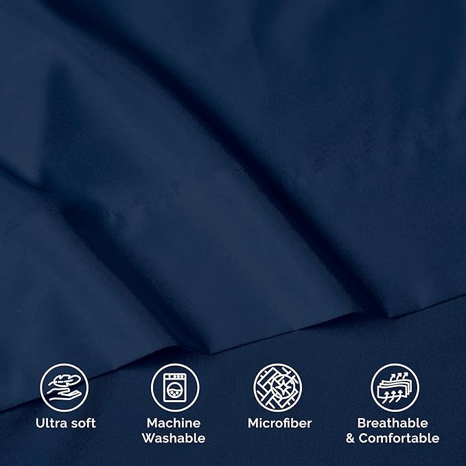 Luxury Flat Sheet on Amazon Elegant Comfort Wrinkle-Free 1500 Premier Hotel - Image 8
