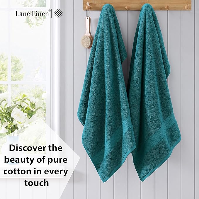 LANE LINEN Premium 4 Pack Bath Towels Set - Image 3