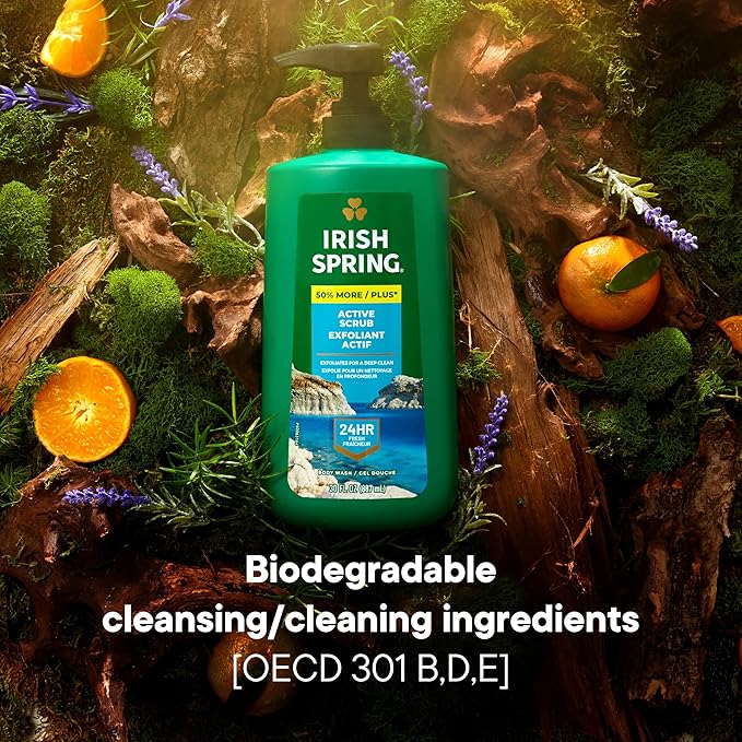 Irish Spring Active Scrub Exfoliating Body Wash - Image 6