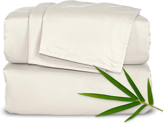 Pure Bamboo Queen Sheets, Genuine 100% Organic Viscose Derived from Bamboo Bed by PureBamboo