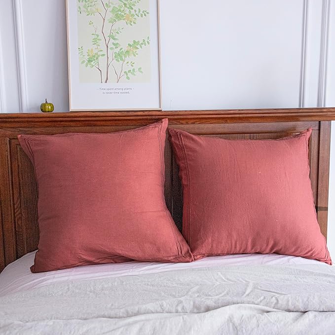 Simple&Opulence 100% French Linen Euro Shams - Image 4