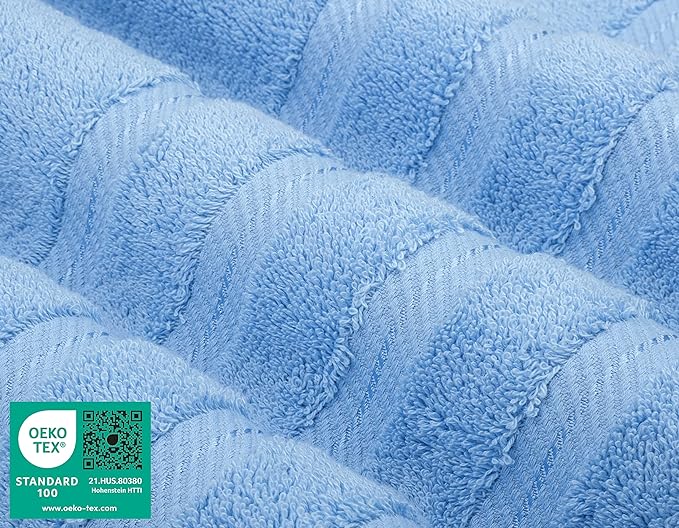 American Soft Linen Premium 3 Piece Towel Set, 1 Bath Towel 1 Hand Towel 1 - Image 3