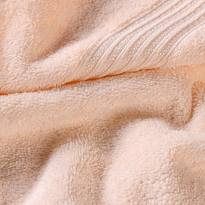 Superior Egyptian Cotton 8-Piece Towel Set, Guest Bath Decor Essentials - Image 6