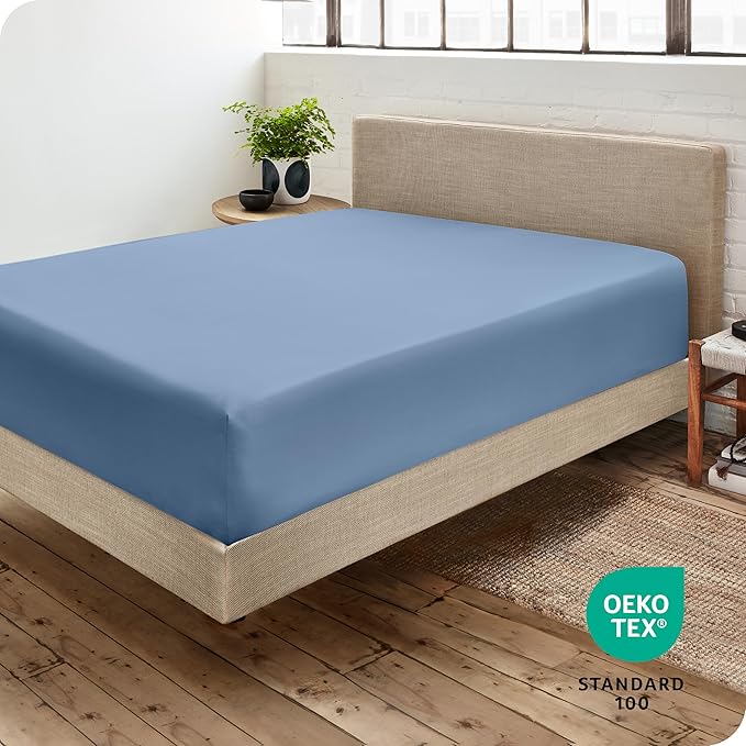 Bare Home Fitted Bottom Sheet Full Size - Image 4