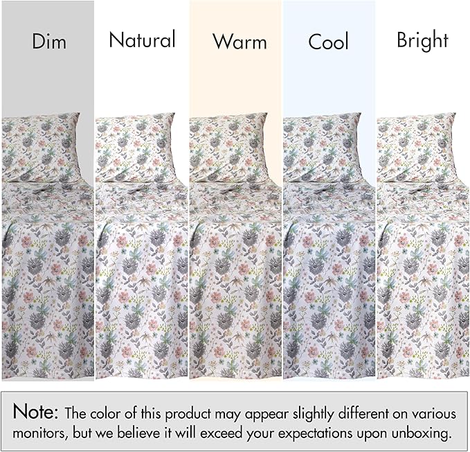 RUVANTI 100% Cotton Sheets – Queen Size Percale Bedding, Cooling & Breathable - Image 7