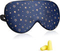 Silk Sleep Eye Mask for Men Women, Comfortable Super Soft Eye Mask by JersySlumber