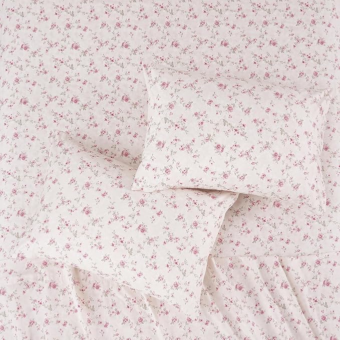 Modern Threads Printed 4-Piece Extra Soft Bedding Sheets & Pillowcase Set - Image 6