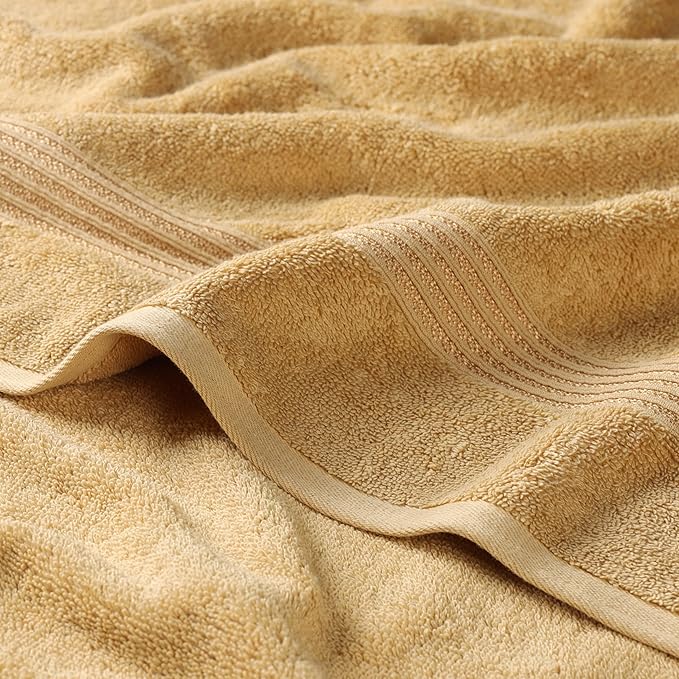 Superior Egyptian Cotton 2-Piece Bath Sheet Towel Set, Oversized Body Towels - Image 3