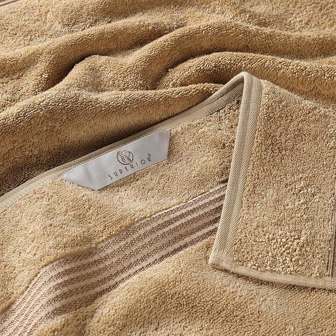 Superior Egyptian Cotton 2-Piece Bath Sheet Towel Set, Oversized Body Towels - Image 5