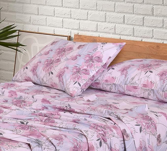 RUVANTI 100% Cotton Sheets – Twin XL Size Percale Bedding, Cooling & Breathable - Image 7