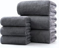 Lumimi Towel Set of 6 Very Soft Microfiber 3 Bath and 3 Hand Towels Quick Dry by Lumimi