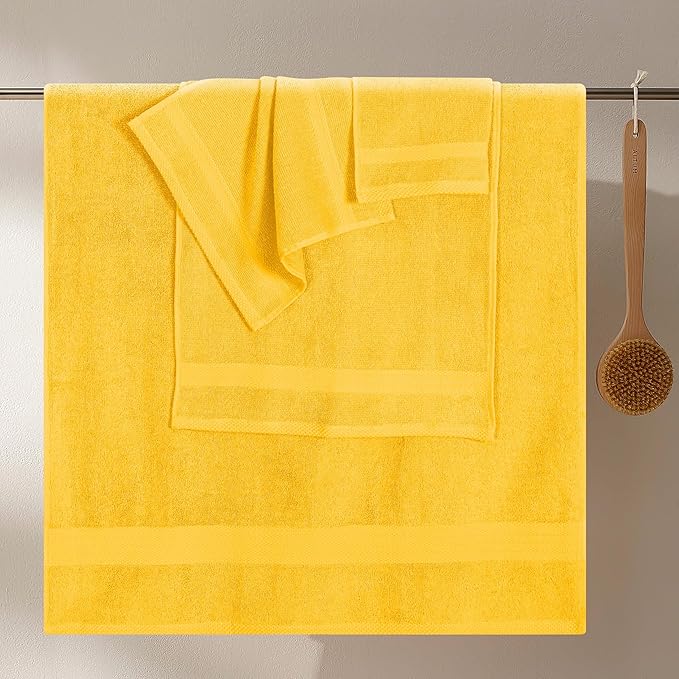 GLAMBURG Ultra Soft 8-Piece Towel Set - Image 3