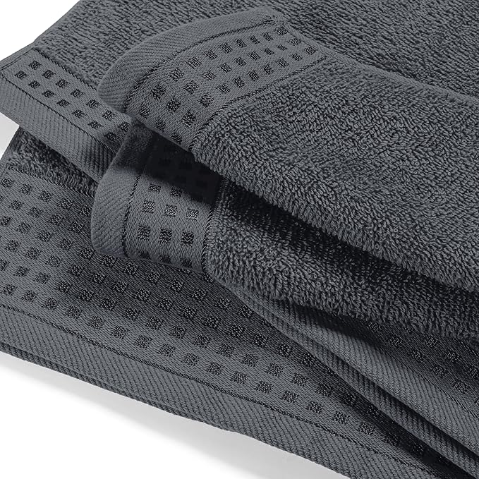 GLAMBURG Ultra Soft 3 Pack Cotton Towel Set, Contains a Bath Towel 28x55 inch - Image 2
