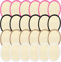 Boao 24 Pcs Loofah Pack Loofah Pads Bulk by Boao