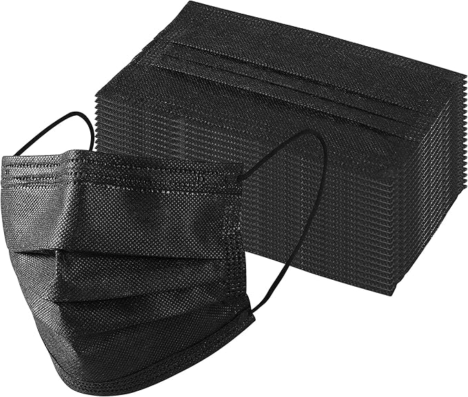 Disposable Face Masks, 50 Pack, Single Daily Use, Face Mask - Image 5