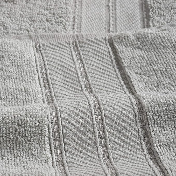 Modern Threads 4-Pack SpunLoft Bath Sheet Grey 35x66 - Image 6