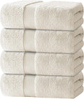 White Classic Luxury Bath Towels Set of 4 Large by WhiteClassic