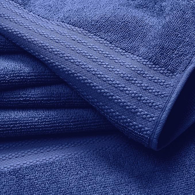 GLAMBURG Premium Cotton 4 Pack Bath Towel Set - Image 2