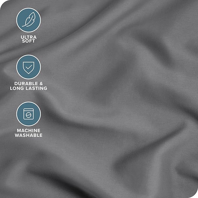 Bare Home Microfiber King Size Pillowcases - Image 4