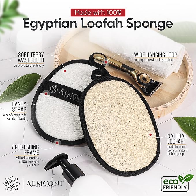 Almooni Natural Exfoliating Loofah - Image 3