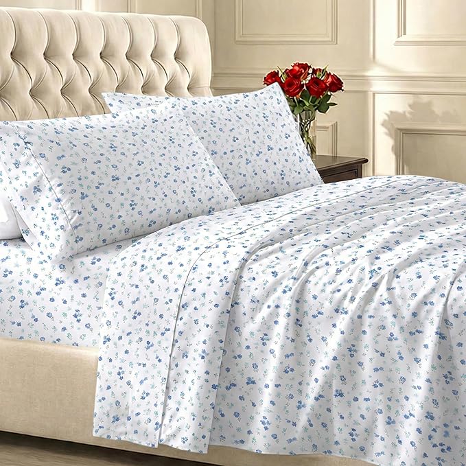 California Design Den Soft Twin Size 100% Cotton Sheet Sets, 400 Thread Count by CaliforniaDesignDen